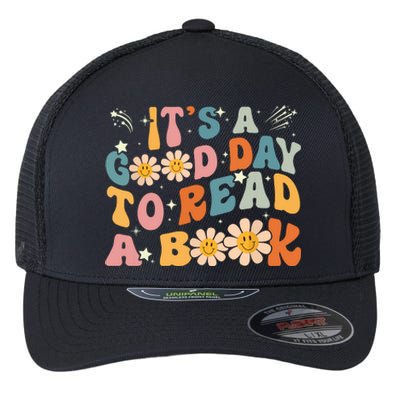 Its Good Day To Read Book Funny Library Reading Lovers Flexfit Unipanel Trucker Cap