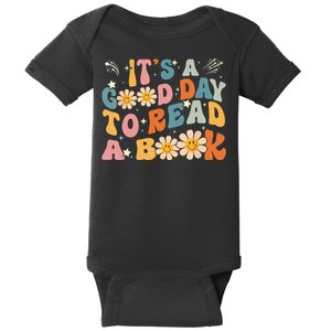 Its Good Day To Read Book Funny Library Reading Lovers Baby Bodysuit