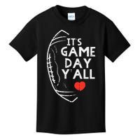 Its Game Day Yall American Football Sports Kids T-Shirt