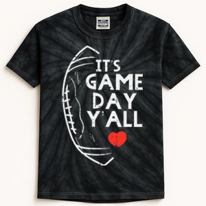 Its Game Day Yall American Football Sports Kids Tie-Dye T-Shirt