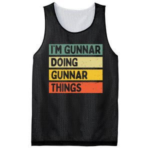 IM Gunnar Doing Gunnar Things Funny Personalized Quote Mesh Reversible Basketball Jersey Tank