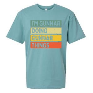 IM Gunnar Doing Gunnar Things Funny Personalized Quote Sueded Cloud Jersey T-Shirt