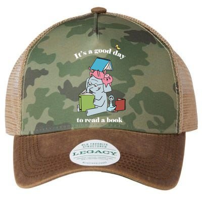 It's Good Day To Read A Book Read Across America Reading Day Book Lover Legacy Tie Dye Trucker Hat