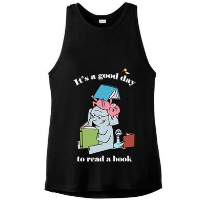 It's Good Day To Read A Book Read Across America Reading Day Book Lover Ladies PosiCharge Tri-Blend Wicking Tank