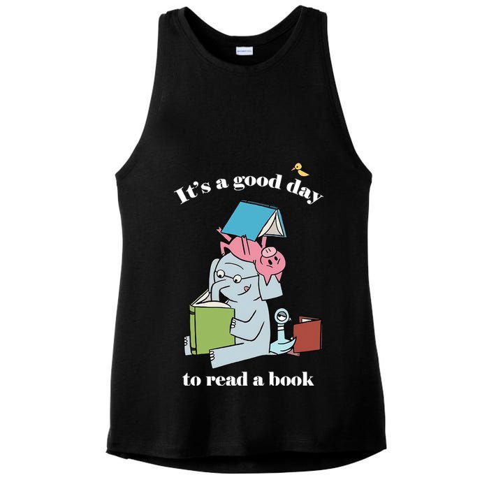 It's Good Day To Read A Book Read Across America Reading Day Book Lover Ladies PosiCharge Tri-Blend Wicking Tank