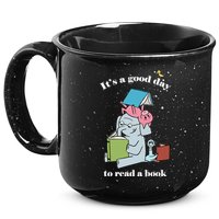 It's Good Day To Read A Book Read Across America Reading Day Book Lover 15oz Campfire Ceramic Mug