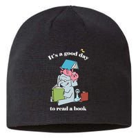 It's Good Day To Read A Book Read Across America Reading Day Book Lover Sustainable Beanie