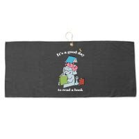 It's Good Day To Read A Book Read Across America Reading Day Book Lover Large Microfiber Waffle Golf Towel