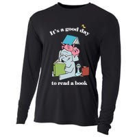 It's Good Day To Read A Book Read Across America Reading Day Book Lover Cooling Performance Long Sleeve Crew
