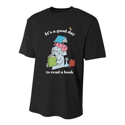 It's Good Day To Read A Book Read Across America Reading Day Book Lover Youth Performance Sprint T-Shirt