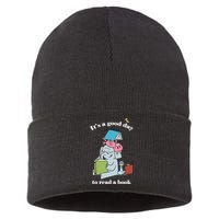 It's Good Day To Read A Book Read Across America Reading Day Book Lover Sustainable Knit Beanie