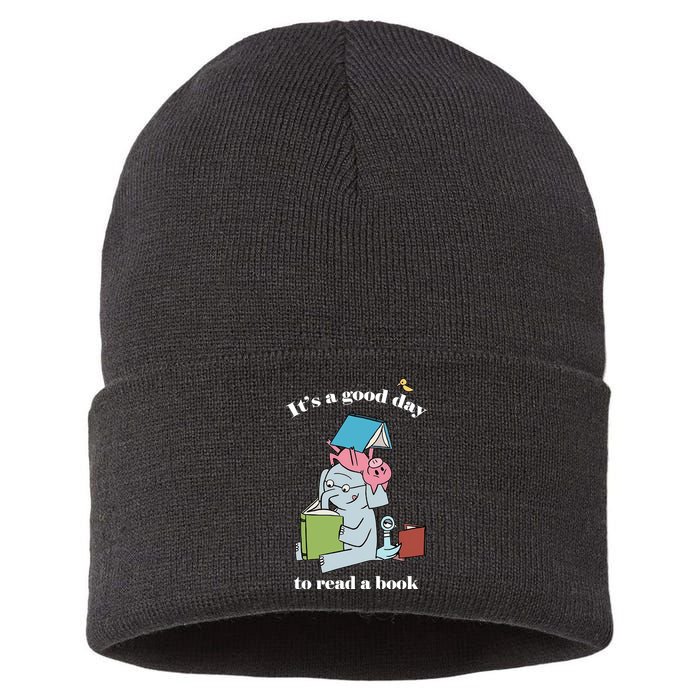It's Good Day To Read A Book Read Across America Reading Day Book Lover Sustainable Knit Beanie