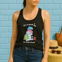 It's Good Day To Read A Book Read Across America Reading Day Book Lover Womens Tank Top