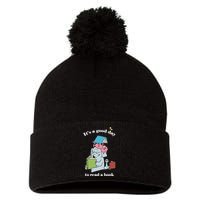 It's Good Day To Read A Book Read Across America Reading Day Book Lover Pom Pom 12in Knit Beanie
