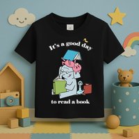 It's Good Day To Read A Book Read Across America Reading Day Book Lover Toddler T-Shirt