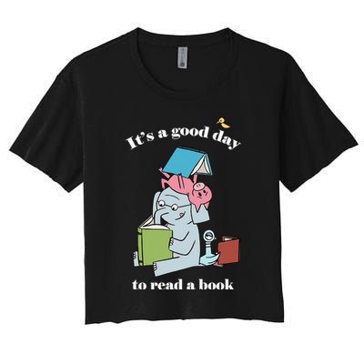 It's Good Day To Read A Book Read Across America Reading Day Book Lover Crop Top