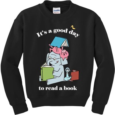 It's Good Day To Read A Book Read Across America Reading Day Book Lover Kids Sweatshirt