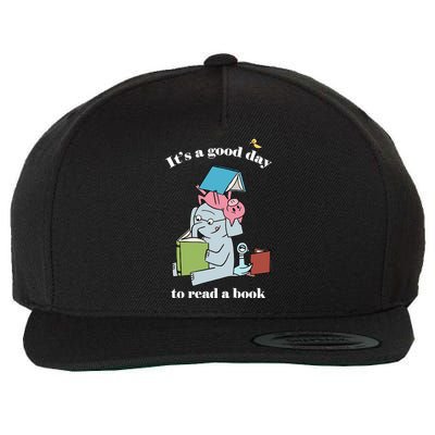 It's Good Day To Read A Book Read Across America Reading Day Book Lover Wool Snapback Cap
