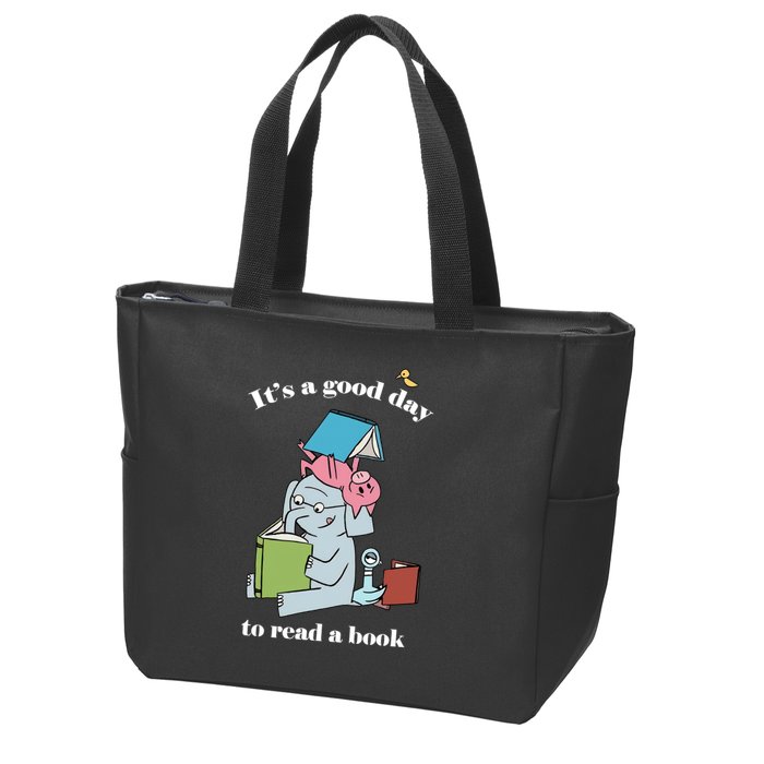 It's Good Day To Read A Book Read Across America Reading Day Book Lover Zip Tote Bag