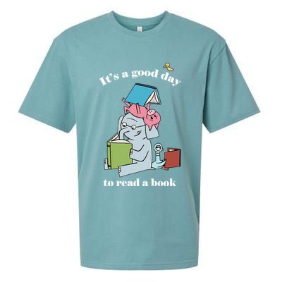 It's Good Day To Read A Book Read Across America Reading Day Book Lover Sueded Cloud Jersey T-Shirt