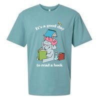It's Good Day To Read A Book Read Across America Reading Day Book Lover Sueded Cloud Jersey T-Shirt
