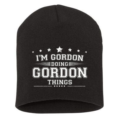 Im Gordon Doing Gordon Things Short Acrylic Beanie