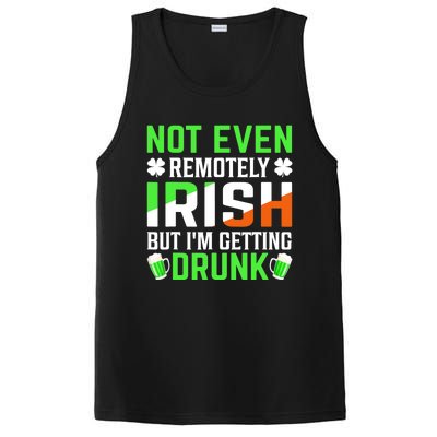 I'm Getting Drunk Irish Flag Shamrock St Patrick's Day Beer PosiCharge Competitor Tank