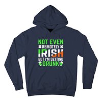 I'm Getting Drunk Irish Flag Shamrock St Patrick's Day Beer Hoodie