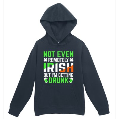 I'm Getting Drunk Irish Flag Shamrock St Patrick's Day Beer Urban Pullover Hoodie