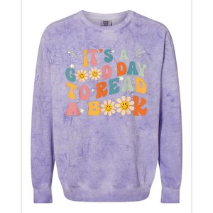 It's Good Day To Read Book Funny Library Reading Lovers Colorblast Crewneck Sweatshirt