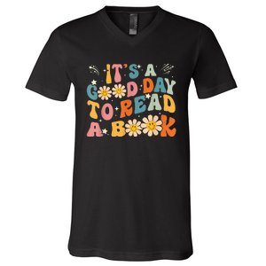 It's Good Day To Read Book Funny Library Reading Lovers V-Neck T-Shirt