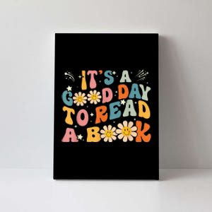 It's Good Day To Read Book Funny Library Reading Lovers Canvas