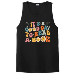 It's Good Day To Read Book Funny Library Reading Lovers PosiCharge Competitor Tank