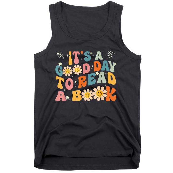 It's Good Day To Read Book Funny Library Reading Lovers Tank Top