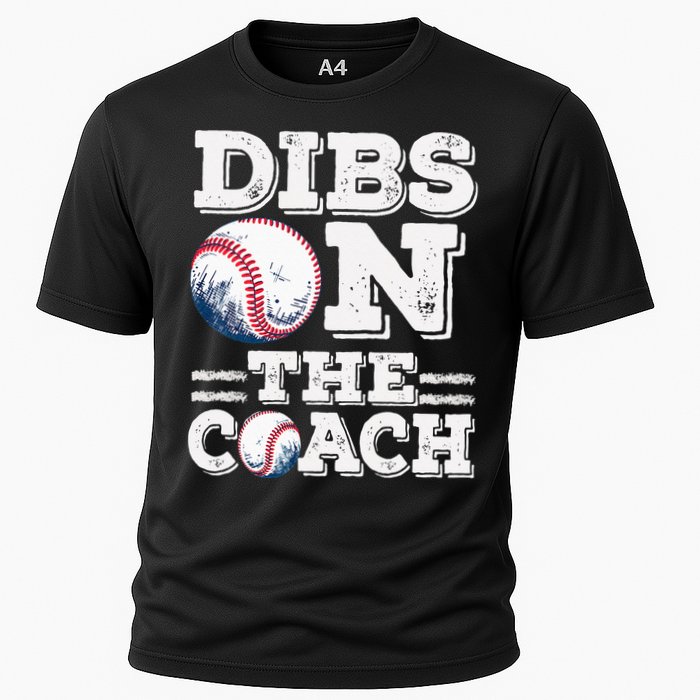I've Got Dibs On The Coach Funny Baseball Coach Performance Shirt