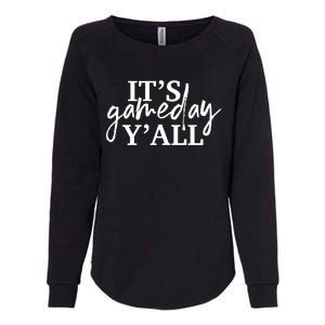 It's Game Day Y'all Gift Football And Basketball Great Gift Womens California Wash Sweatshirt