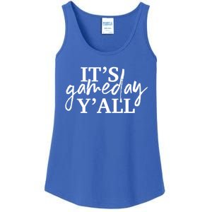 It's Game Day Y'all Gift Football And Basketball Great Gift Ladies Essential Tank