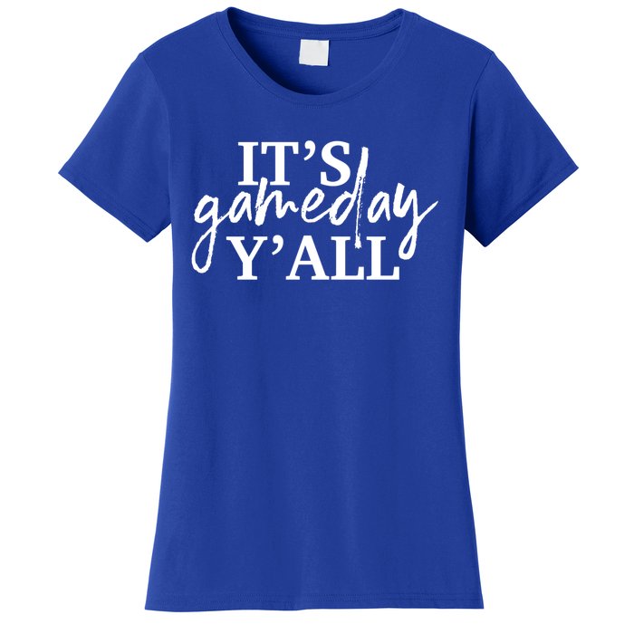 It's Game Day Y'all Gift Football And Basketball Great Gift Women's T-Shirt