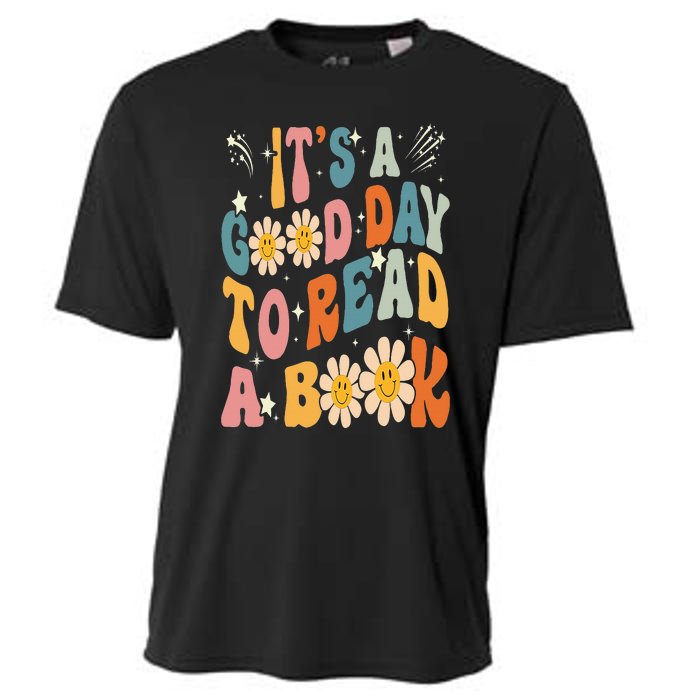 It's Good Day To Read Book Funny Library Reading Lovers Cooling Performance Crew T-Shirt