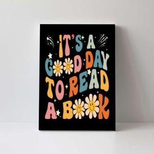 It's Good Day To Read Book Funny Library Reading Lovers Canvas