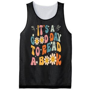 It's Good Day To Read Book Funny Library Reading Lovers Mesh Reversible Basketball Jersey Tank