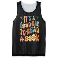 It's Good Day To Read Book Funny Library Reading Lovers Mesh Reversible Basketball Jersey Tank