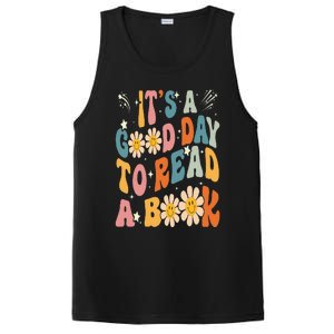 It's Good Day To Read Book Funny Library Reading Lovers PosiCharge Competitor Tank