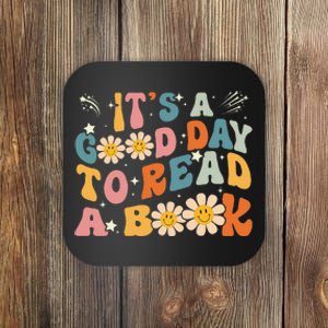 Its Good Day To Read Book Funny Library Reading Lovers Coaster