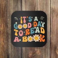 Its Good Day To Read Book Funny Library Reading Lovers Coaster