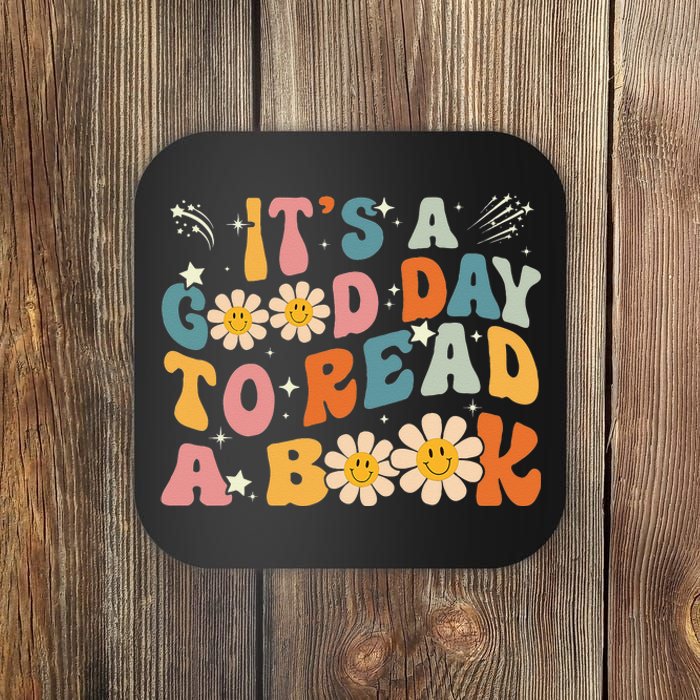 Its Good Day To Read Book Funny Library Reading Lovers Coaster