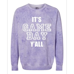 It's Game Day Y'all Funny Football Fan Tee Colorblast Crewneck Sweatshirt