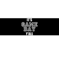 It's Game Day Y'all Funny Football Fan Tee Bumper Sticker