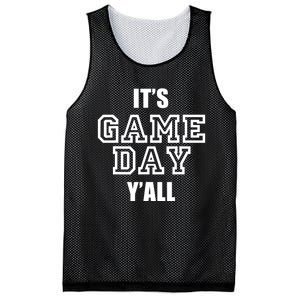 It's Game Day Y'all Funny Football Fan Tee Mesh Reversible Basketball Jersey Tank