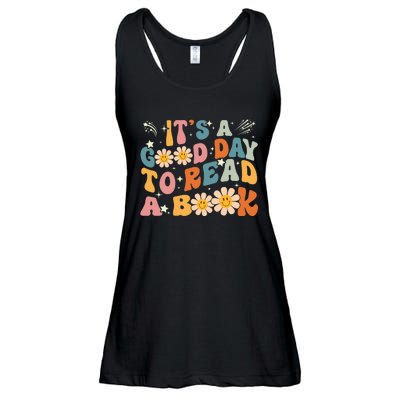 Its Good Day To Read Book Funny Library Reading Lovers Ladies Essential Flowy Tank